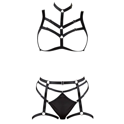 Cottelli Harness 3 Piece Adjustable Harness Set
