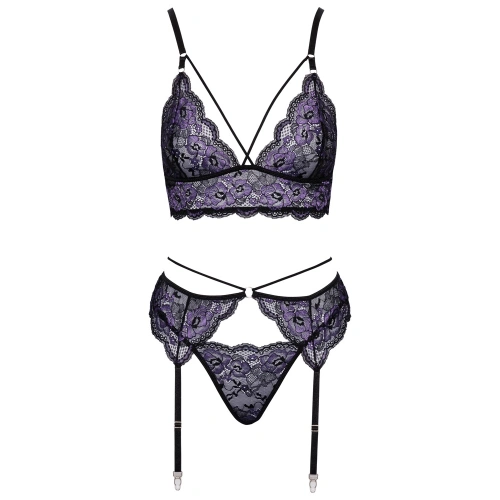 Erotic lace 3-piece set Cottelli [5]