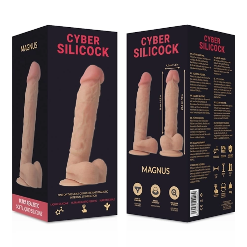 Magnus double-layer silicone realistic dildo [5]