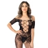 Daring 75252 Black Open Bottom Erotic Mesh Bodysuit [6]