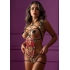 Daring Roses Strappy Teddy Harness Body with Chest Pads Size L/XL [5]