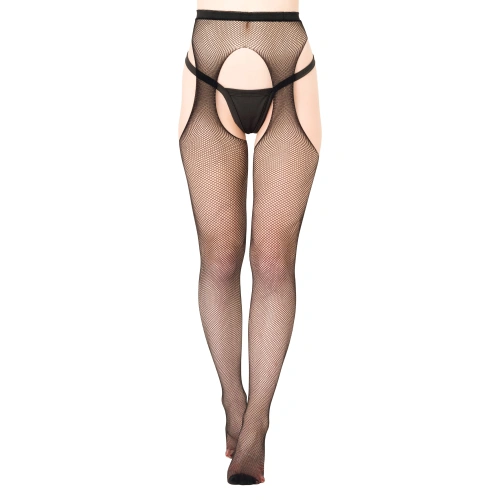 Daring Erotic fishnet tights with holes [2]