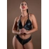 Daring Wet Look black thong with zipper [2]