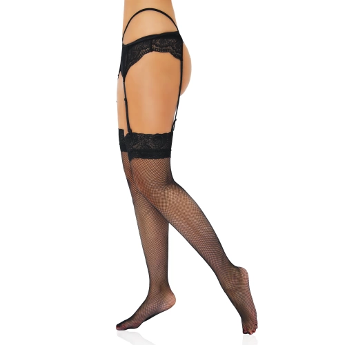 Dilyana- Daring 75001 Long Mesh Garter Stockings [2]