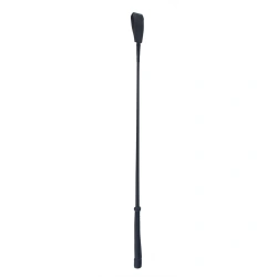 Black riding crop leather spanking accessory Devil Stick