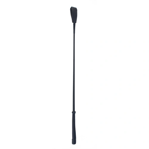 Black riding crop leather spanking accessory Devil Stick