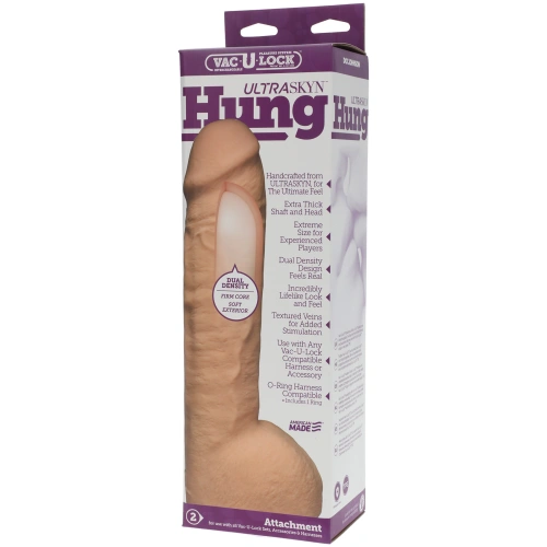 Ultraskyn Hung Vac-u-lock large double layer dildo [3]