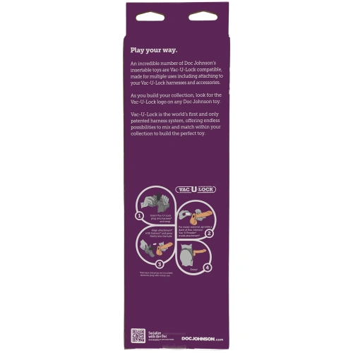 Ultraskyn Hung Vac-u-lock large double layer dildo [4]