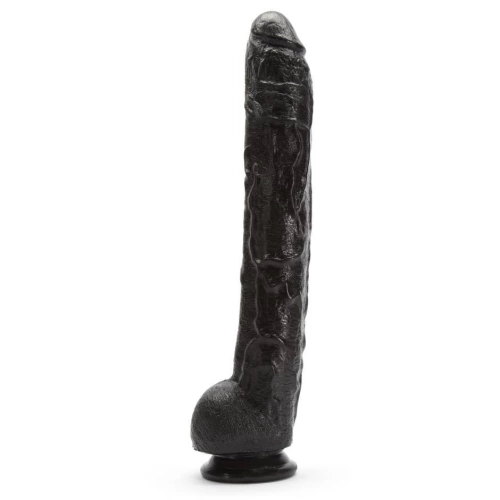 Big realistic dildo Dick Rambone black 34 cm Big realistic dildo Dick Rambone black 34 cm