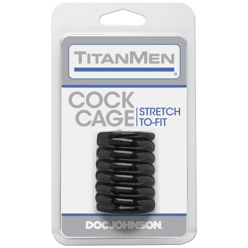 Dilyana- Wide penis ring with relief Titan Men Cock Cage [1]
