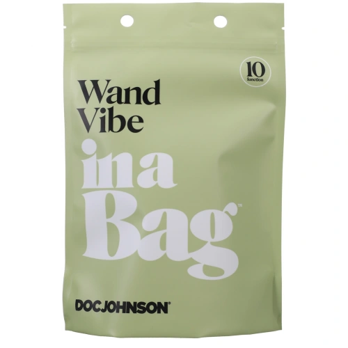 **Nina - Doc Johnson Wand Vibe In A Bag Silicone Rechargeable Wand Massager [2]