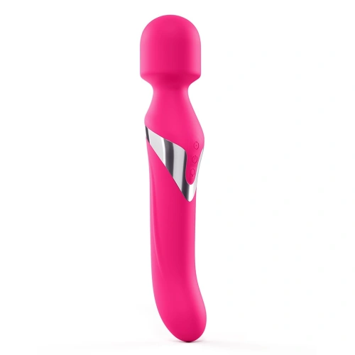 Powerful rechargeable massager with two motors Dorcel Dual Orgasm pink [1]