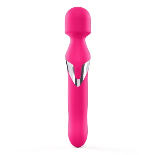 Powerful rechargeable massager with two motors Dorcel Dual Orgasm pink [2]