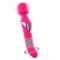 Powerful rechargeable massager with two motors Dorcel Dual Orgasm pink