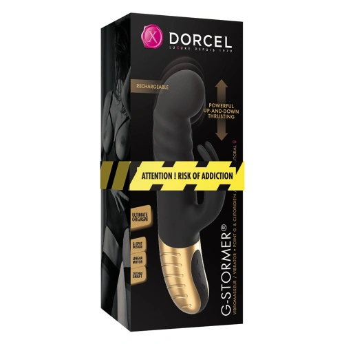 Dorcel G-Stormer powerful rechargeable silicone G-spot rabbit vibrator with pulsating movements [6]