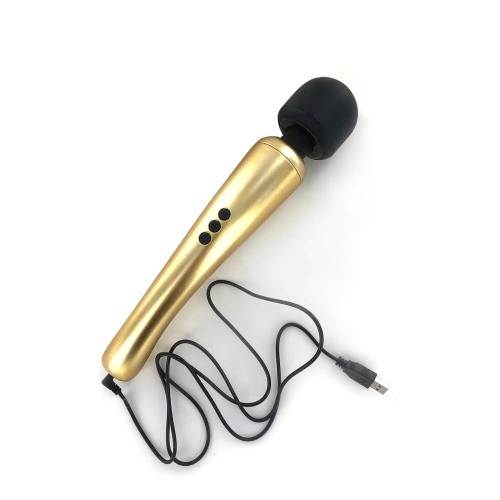 Super powerful massager with built-in battery Dorcel Megawand golden [2]
