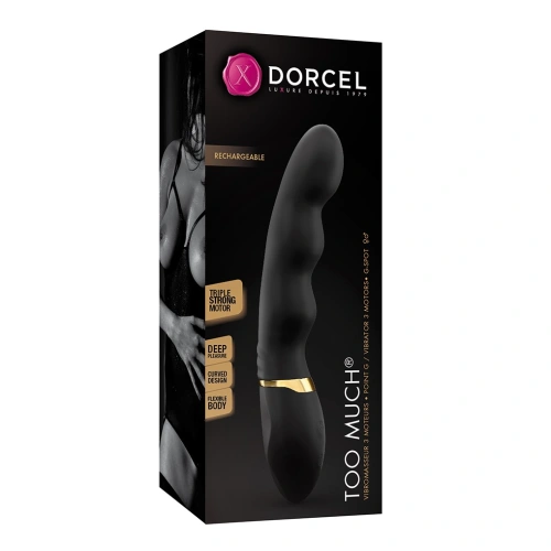 Dorcel Too Much 2.0 luxury silicone G-spot vibrator with 3 motors [6]