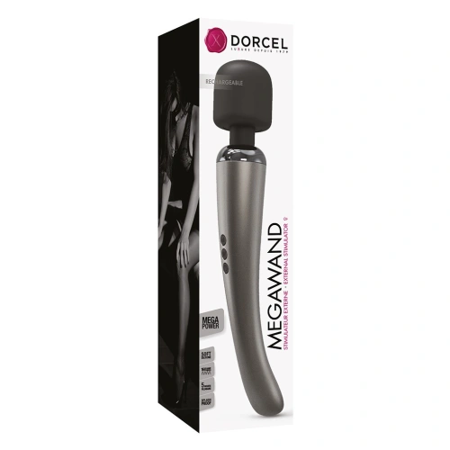 Super powerful massager with built-in battery Dorcel Megawand silver [7]