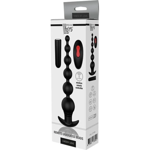 Cheeky Love Vibrating Silicone Anal Beads with Wireless Remote [3]