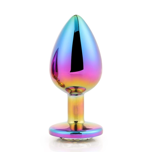 Multicolor metal anal dilator with crystal L [1]