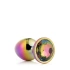 Multicolor metal anal dilator with crystal L [2]
