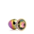 Multicolor metal anal dilator with crystal M [3]