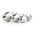 Set of 3 pcs. butt plugs with crystal Silver Plug Set [2]