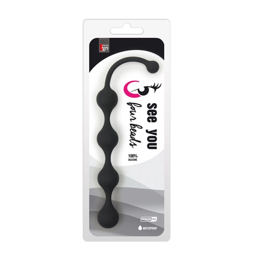Silicone anal rosary beads See You 4 black [6]