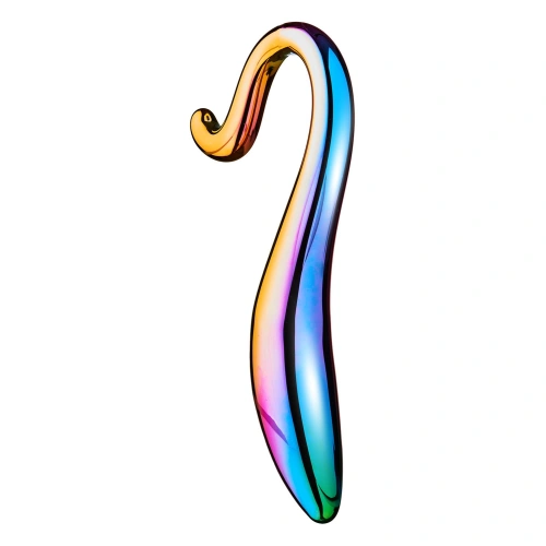 Glass anal toy Elegant Curved Dildo [1]