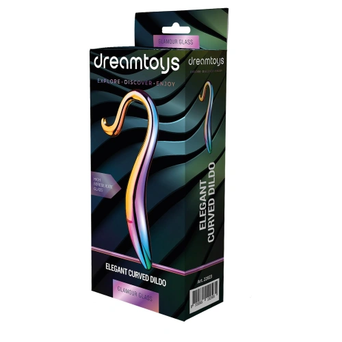 Glass anal toy Elegant Curved Dildo [9]