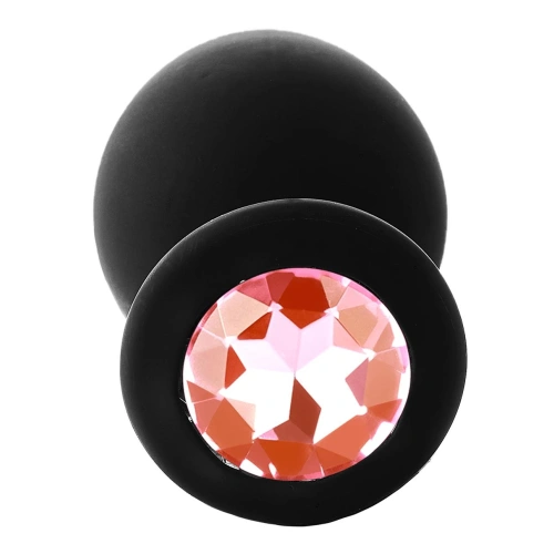 3 pc. silicone butt plugs with crystals Anal Training Kit [2]