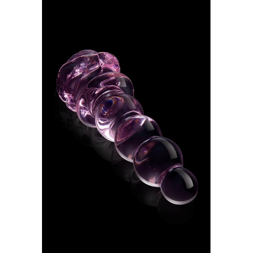 Dilyana- Glass anal dilator Rosebud Beaded Plug [2]