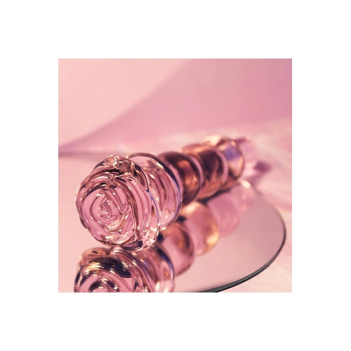 Dilyana- Glass anal dilator Rosebud Beaded Plug [6]