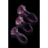Dilyana- Set of 3 Rosebud glass anal dilators [3]