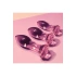 Dilyana- Set of 3 Rosebud glass anal dilators [7]
