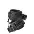 Stylish Blaze Diamond leather ankle braces