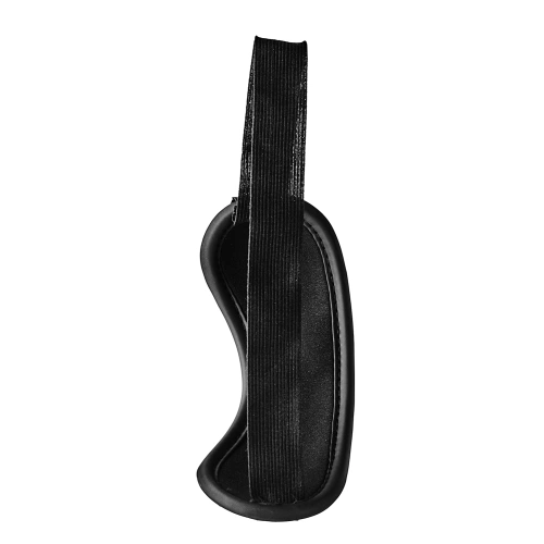 Blaze Diamond black eco leather luxury eye mask [5]