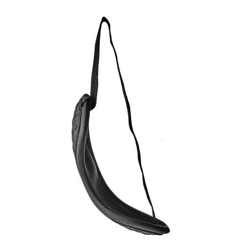 Blaze Diamond black eco leather luxury eye mask [6]