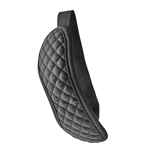 Blaze Diamond black eco leather luxury eye mask [7]