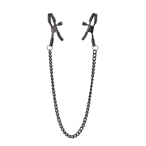 Blaze Deluxe Chain Nipple Clips Black