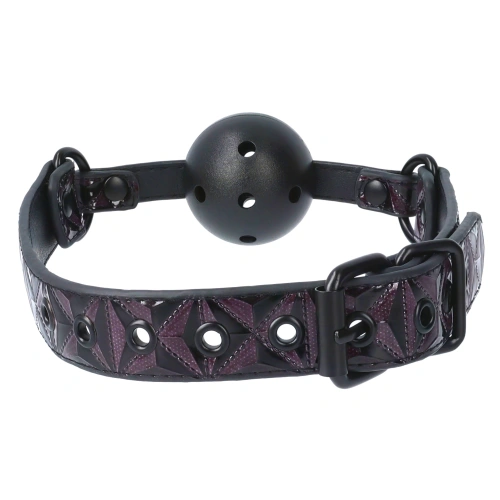 Blaze Purple Deluxe Breathing Mouth Ball Gag [3]