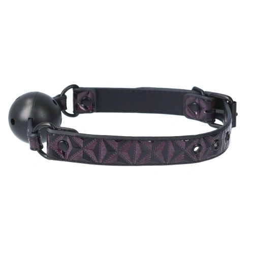 Blaze Purple Deluxe Breathing Mouth Ball Gag [7]
