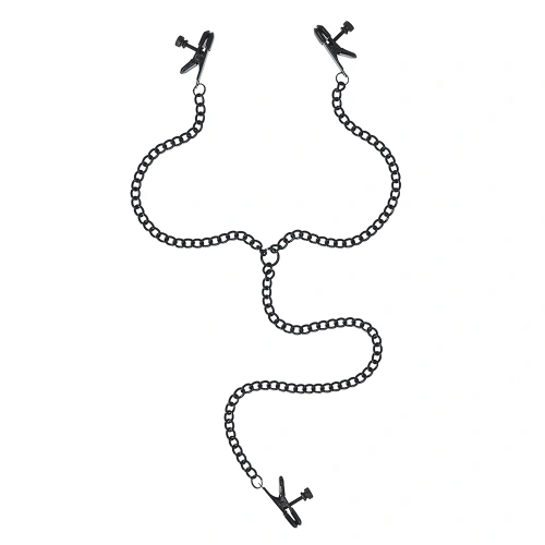 Blaze Deluxe Chain Clit & Nipple Clips Black [3]