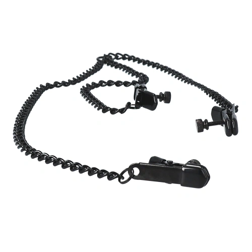 Blaze Deluxe Chain Clit & Nipple Clips Black [4]