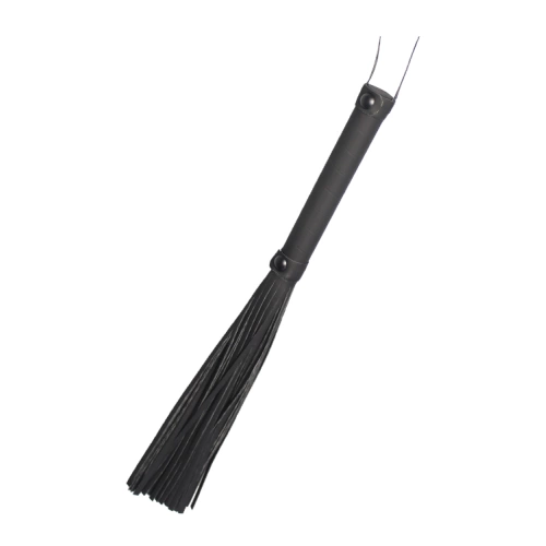 Blaze Luxury Fetish Flogging Whip Black
