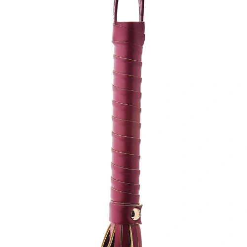 Nina - Blaze Elite burgundy fringed luxury whip [3]