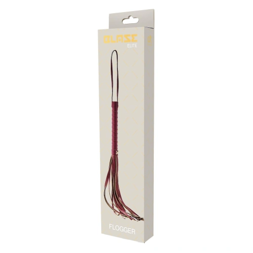 Nina - Blaze Elite burgundy fringed luxury whip [5]