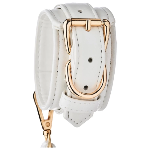 OK Nina - Blaze Elite Eco Leather Luxury Handcuffs White [2]