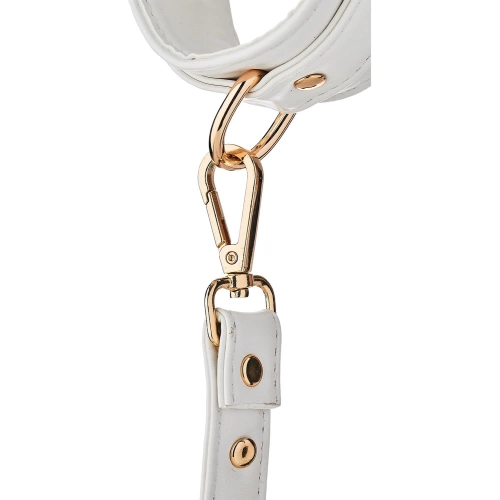 OK Nina - Blaze Elite Eco Leather Luxury Handcuffs White [3]
