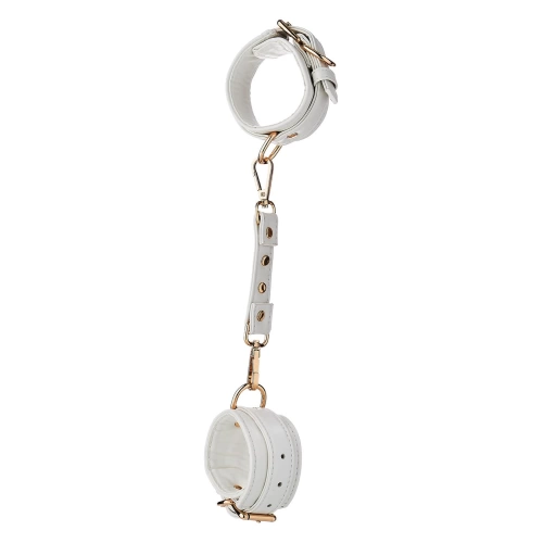 OK Nina - Blaze Elite Eco Leather Luxury Handcuffs White [4]
